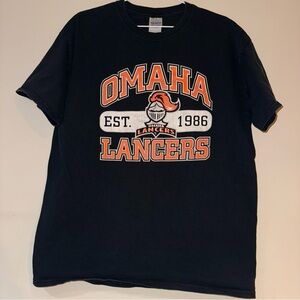 Omaha Lancers Hockey Black T-Shirt